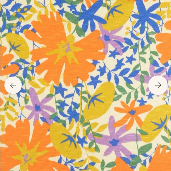 Toad&Co. Plumeria Halter Dress in Barley Floral Print Women’s Size Medium - Picture 4 of 7